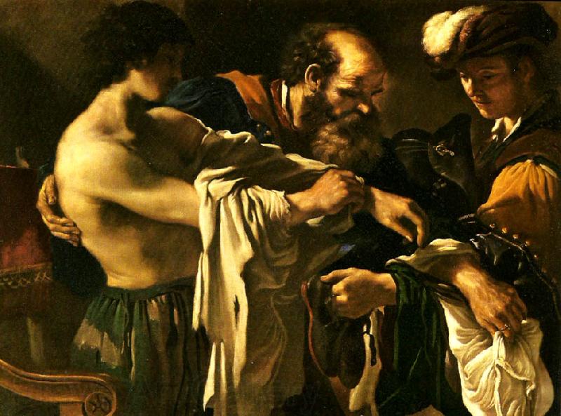 Giovanni Francesco  Guercino den forlorade sonens aterkomst Germany oil painting art